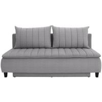Boxspring Sofa Marino - crna/sivo-bež, Moderno, tekstil/drvo (208/102/96cm) - Best Price