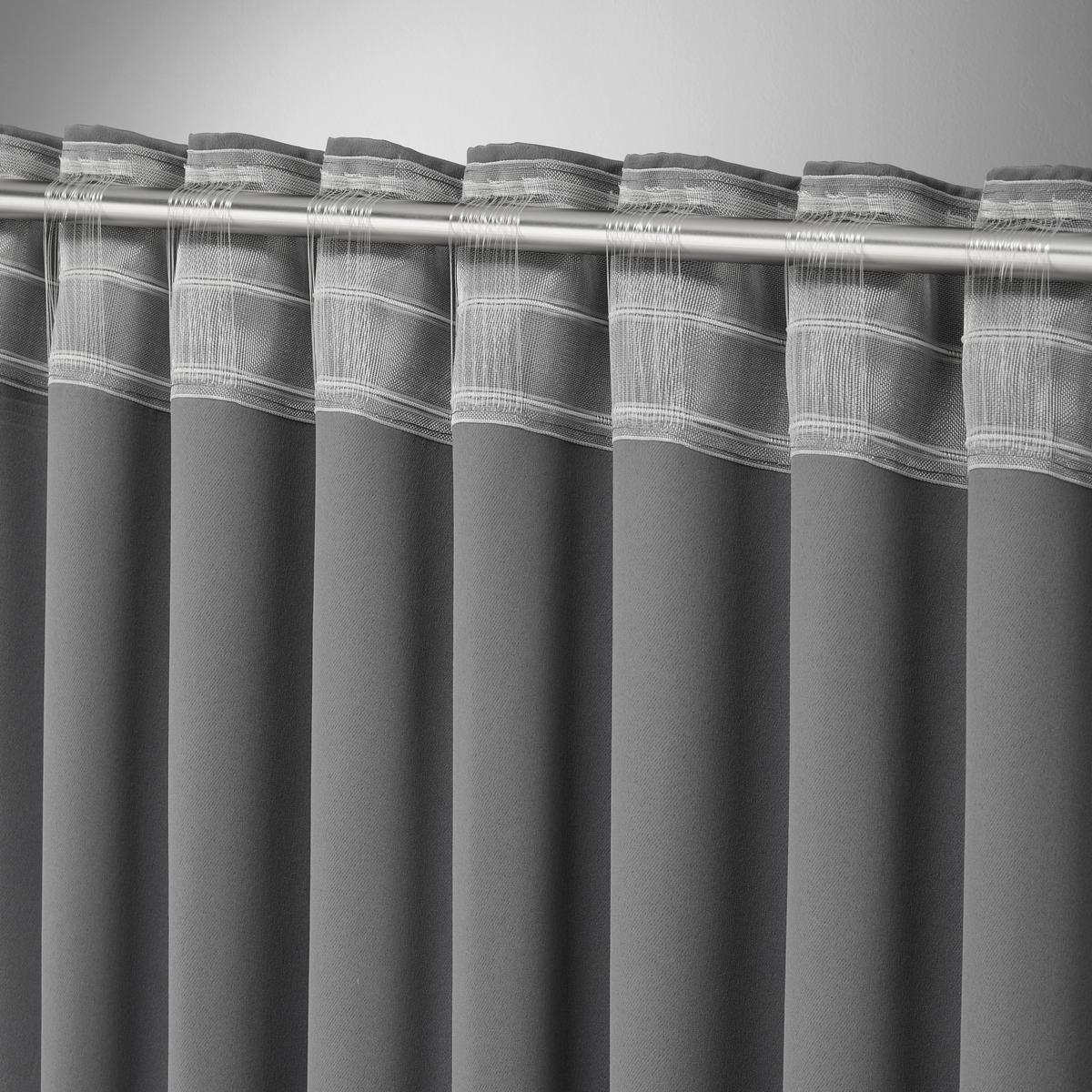 Sötétítőfüggöny 2db-Os Henri 140/245 - antracit, textil (135/245cm) - Mömax