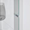 VITRINSKÅP ALBI -EXKLUSIV- - vit/svart, Modern, trämaterial/glas (33/189/33cm) - Mömax