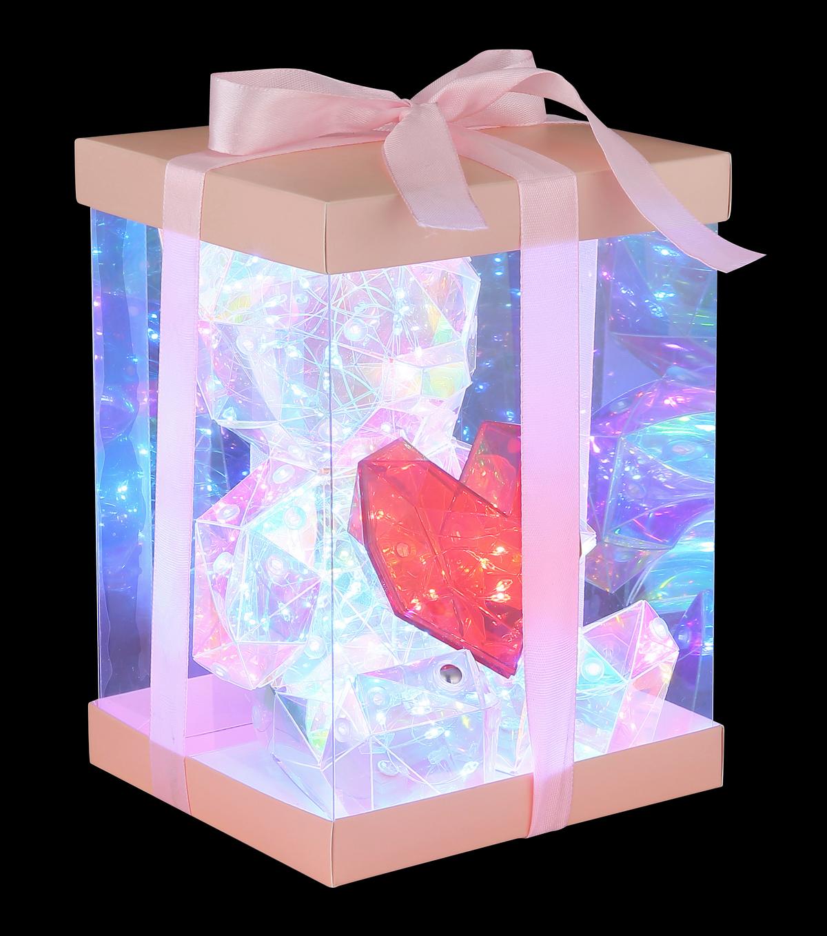 Stolna Punjiva Svjetiljka Brondar - bijela/prozirno, Trend, plastika (14/13/17cm) - Globo