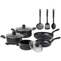 ZESTAW GARNKÓW HC20168S8 - czarny/przezroczysty, Basics, tworzywo sztuczne/metal - Homeware Profession.