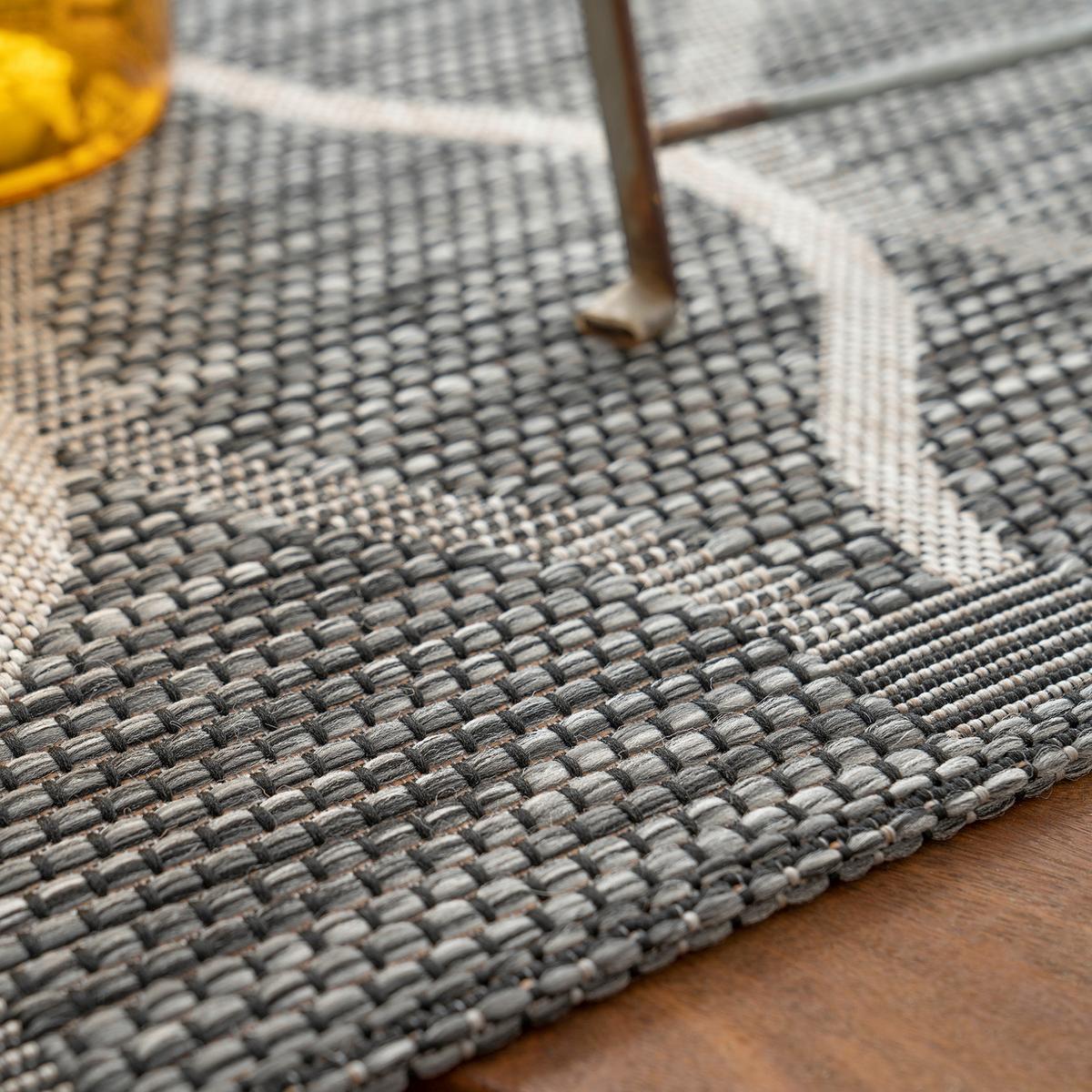 Flachwebeteppich My Nordic 871 - Grau, Design, Textil (80/150cm)