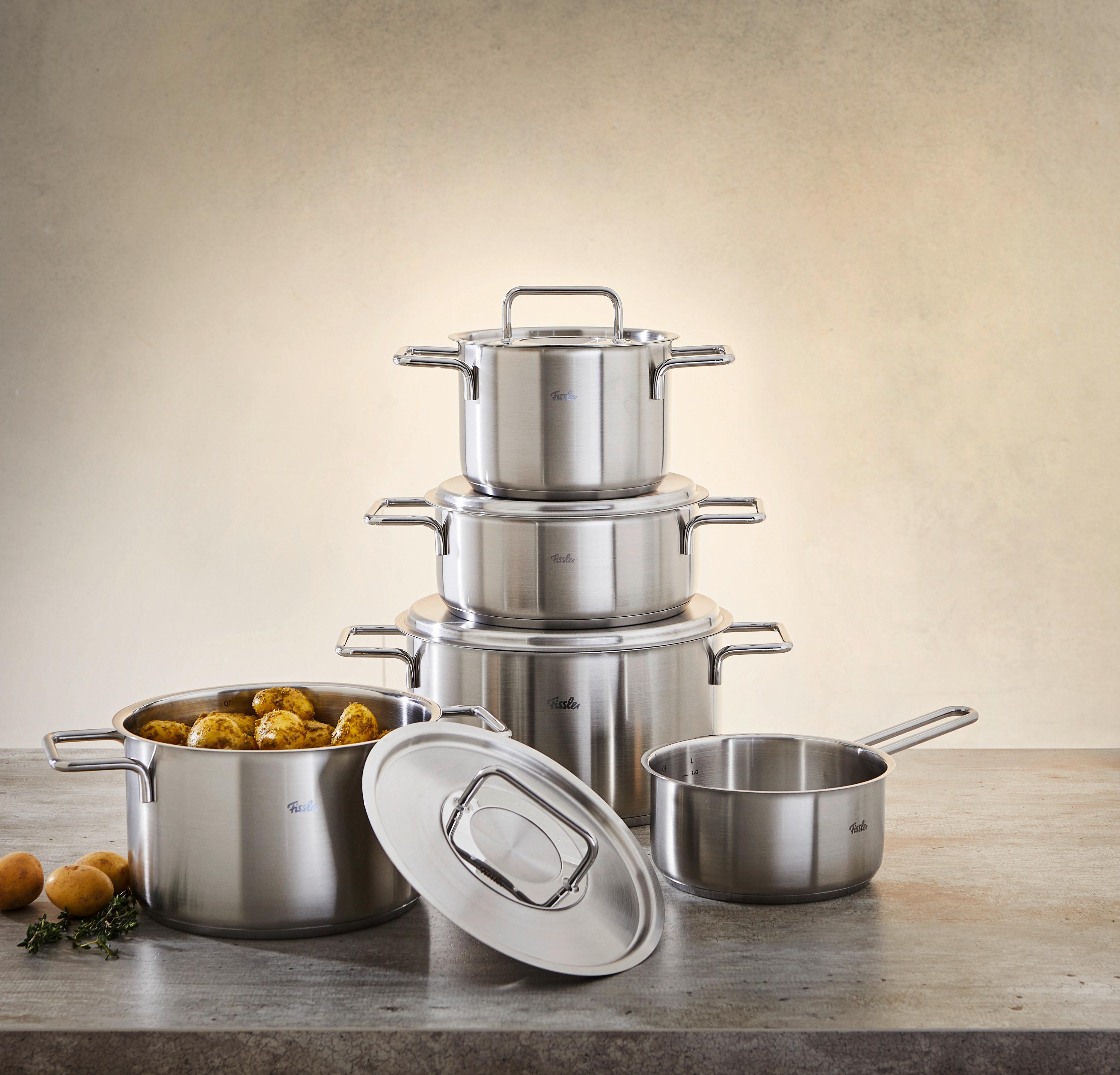 ZESTAW GARNKÓW 086-114-05-000/0 FISSLER - kolor srebrny, Basics, metal - Fissler