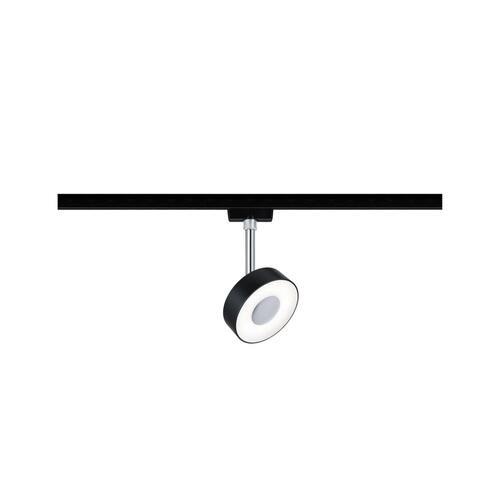 LED-Deckenleuchte Urail Spot Circle max. 5 Watt - Chromfarben/Schwarz, Design, Kunststoff/Metall (9,8/14,7/5cm) - Paulmann