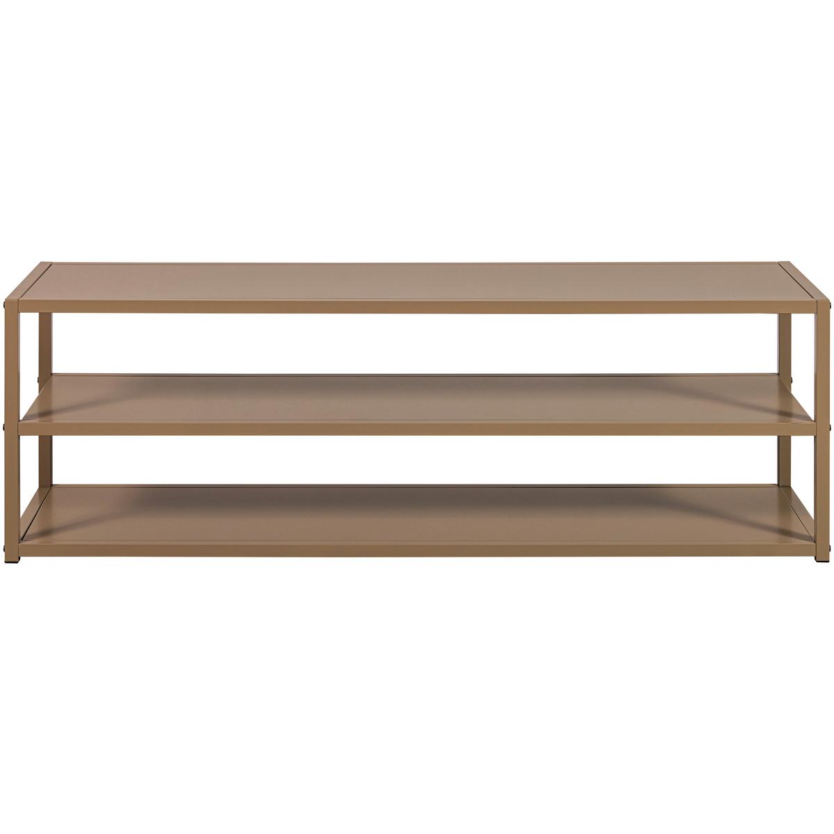 Lowboard Teun Metall Braun - Braun, Design, Metall (120/40/35cm) - Livetastic