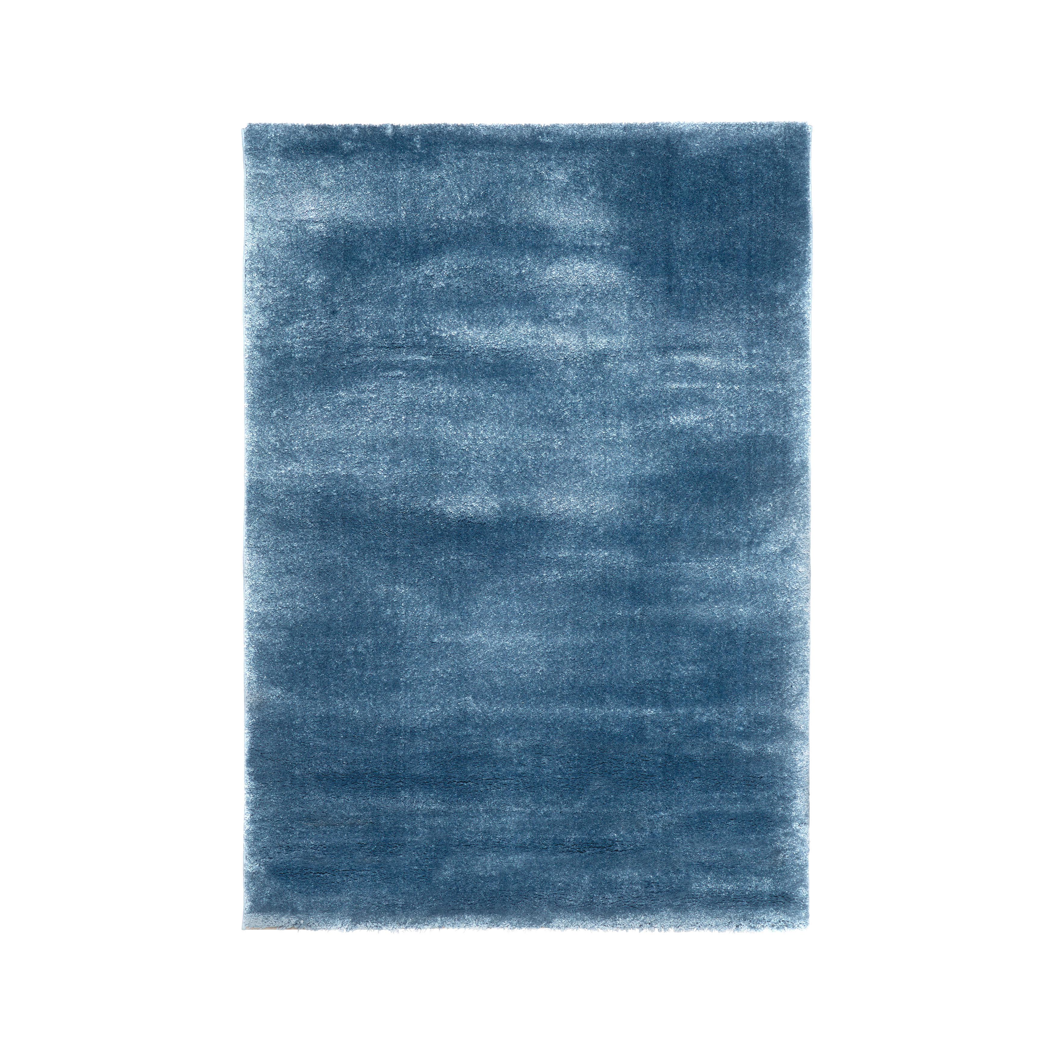 Szőtt Szőnyeg Rubin - Sötétkék, Natur, Textil (120/170cm) - Modern Living
