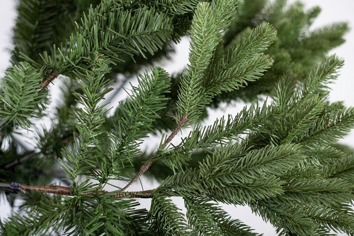 Weihnachtsbaum Roswell Grün H: ca. 210cm - Grün, Basics, Kunststoff (122/210cm)