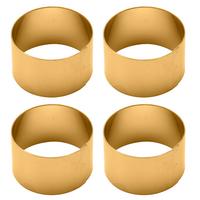 Szalvétagyűrűszett Ew-Nr-2108g - aranyszínű, Basics, fém (4/2,5cm) - Echtwerk