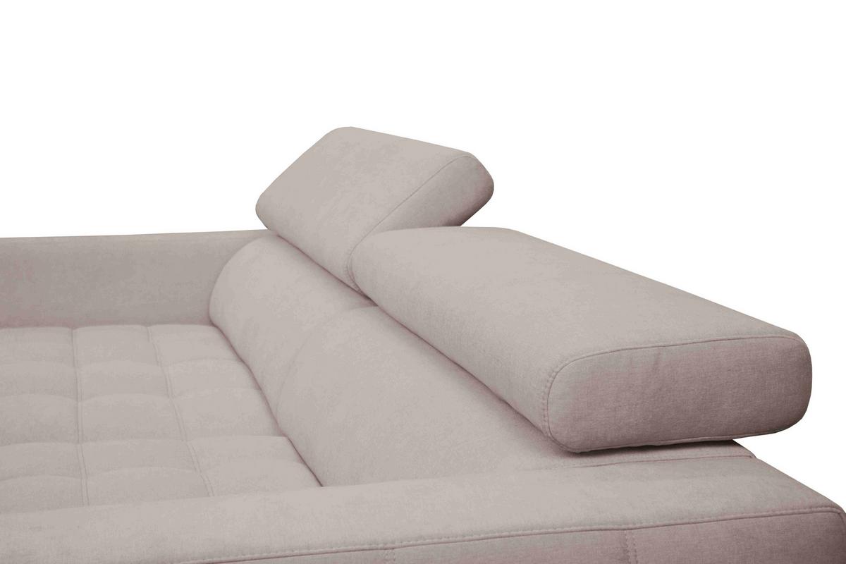 Sarokkanapé Aspen - bézs, Konventionell, faalapú anyag/textil (192/264cm)