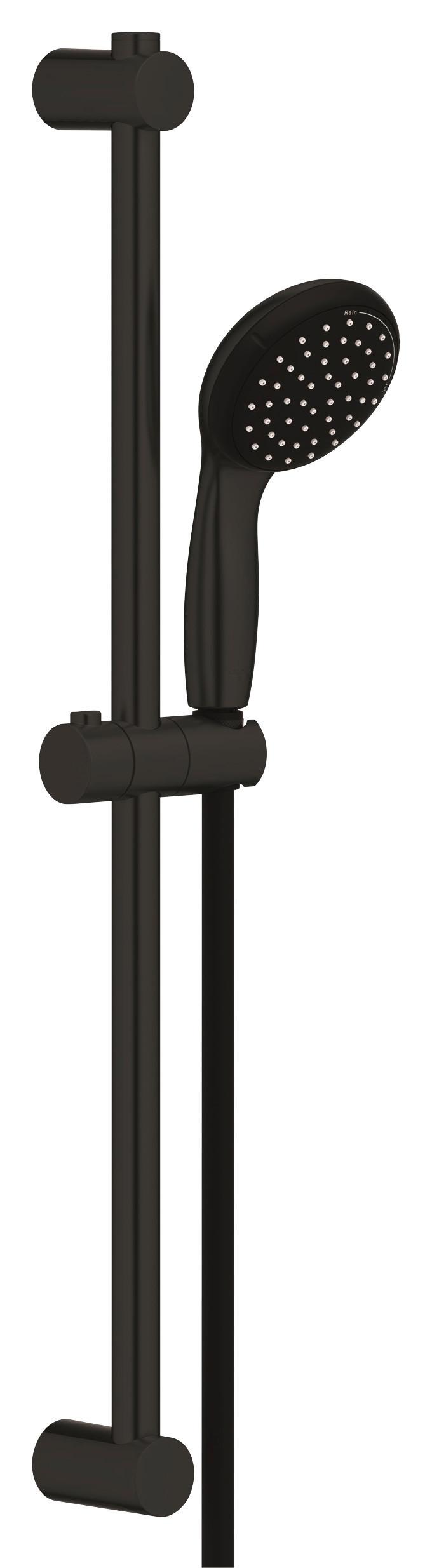 Zuhanyszett Quickfix Vitalio Start 100 - fekete, Trend (0,75/65/1,45cm) - Grohe