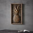 Bild Pineapple ca.59,6x109,5x6cm - Goldfarben/Braun, MODERN, Holz/Metall (59,6/109,5/6cm) - Mömax modern living Bild Pineapple ca.59,6x109,5x6cm - Goldfarben/Braun, MODERN, Holz/Metall (59,6/109,5/6cm) - Mömax modern living