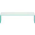 TV-Aufsatz in Weiß aus Glas - Weiß, Glas (60/14/35cm) - Mömax modern living TV-Aufsatz in Weiß aus Glas - Weiß, Glas (60/14/35cm) - Mömax modern living