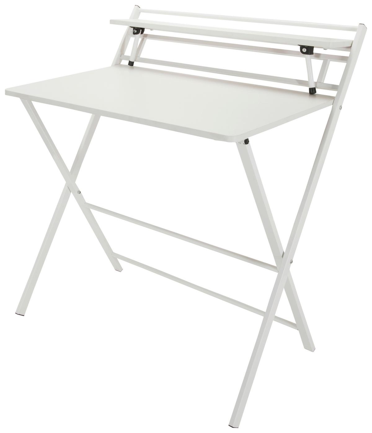 Pisalna Miza Easy Clap, Bela - bela, Basics, kovina/leseni material (84/60/92cm) - MID.YOU