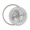 LED-TAKLAMPA PUL - champagne, Modern, metall/plast (42/35/6cm) - Mömax
