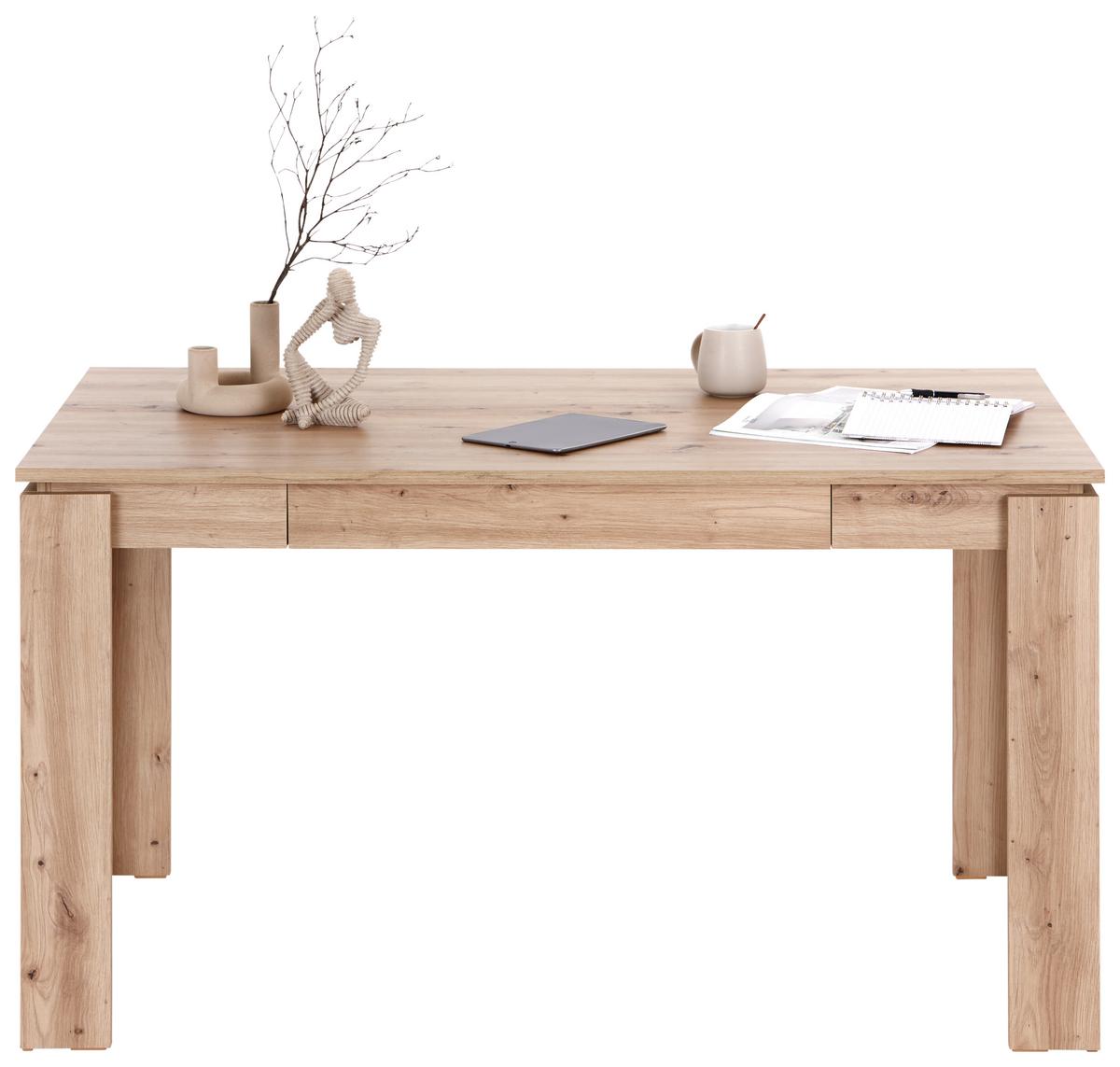 Stol Za Blagovaonicu Nadja - hrast Artisan, Moderno, drvni materijal (140/76/80cm) - Mömax