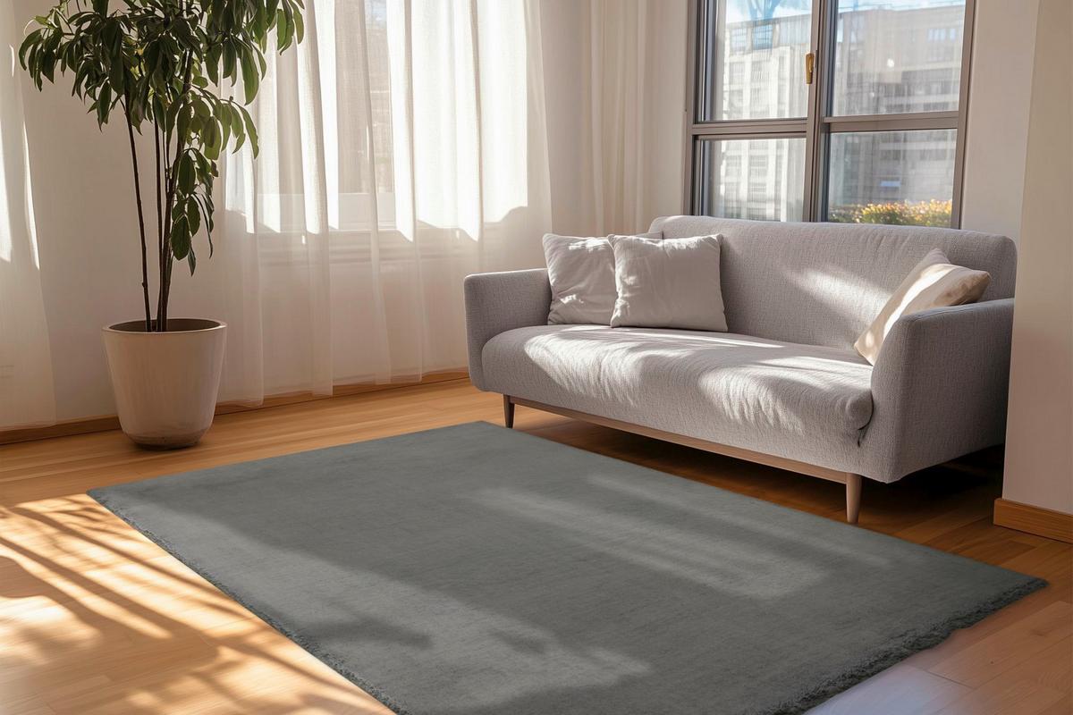 Covor Cu Țesătură Plată My Eternity, Cca. 160x230cm - gri, Basics, textil (160/230cm) - Obsession