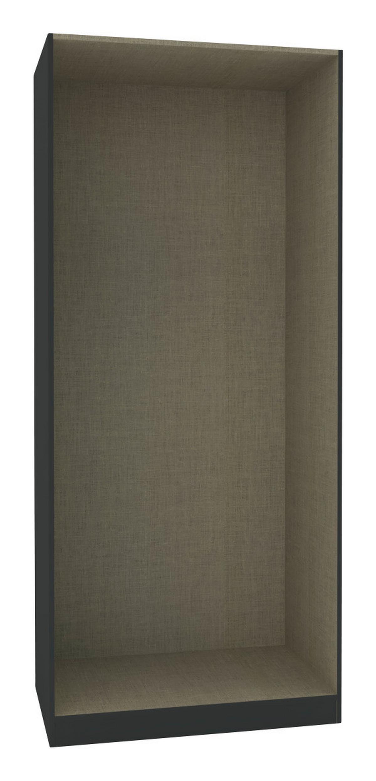 Kleiderschrankkorpus "UNIT" in Anthrazit - Anthrazit, MODERN, Holzwerkstoff (91,1/210/56,5cm) - Based