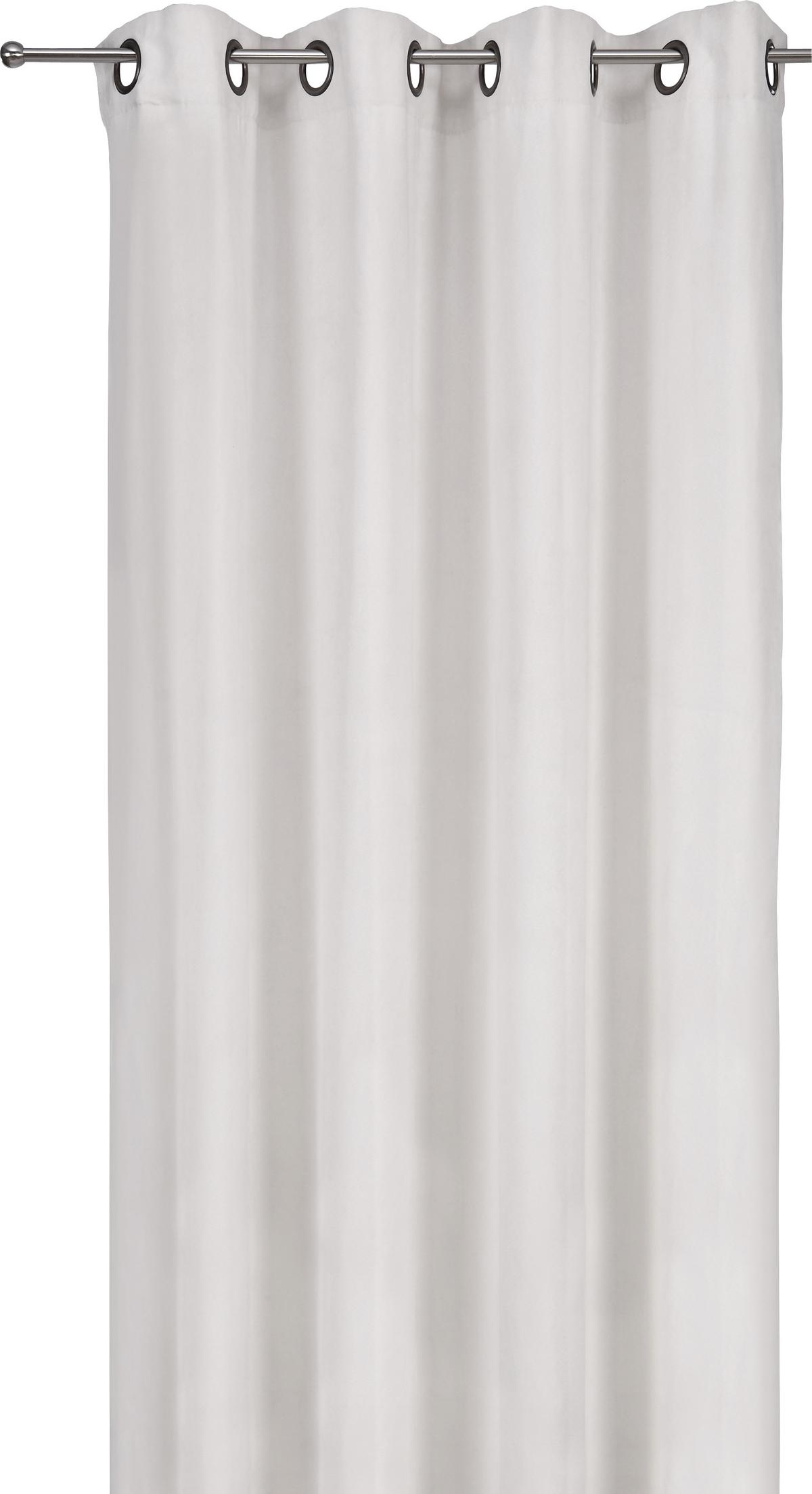 Perdea inele capsă Velours - nisipiu, Modern, textil (140/245cm) - Modern Living
