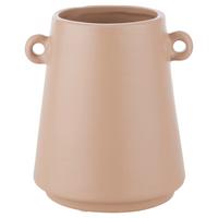 Vase Emma in Hellbraun - Hellbraun, Basics, Keramik (12,5/12,5/11cm) - Modern Living