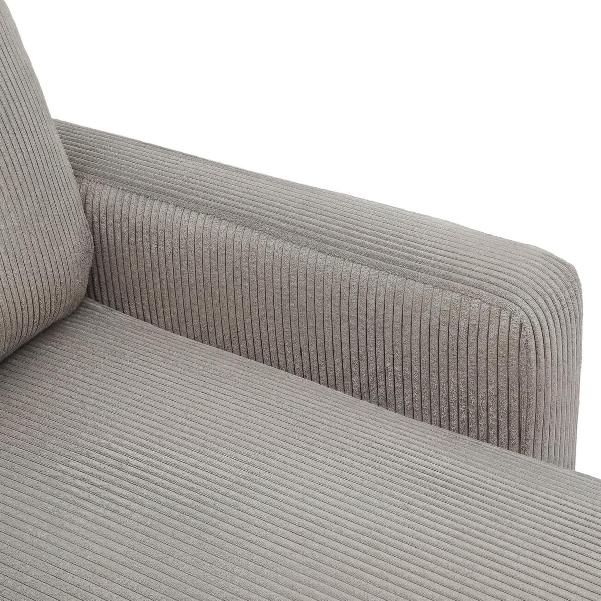 Coltar DAVE -BEST PRICE - gri deschis, Modern, textil (227/146cm) - Best Price