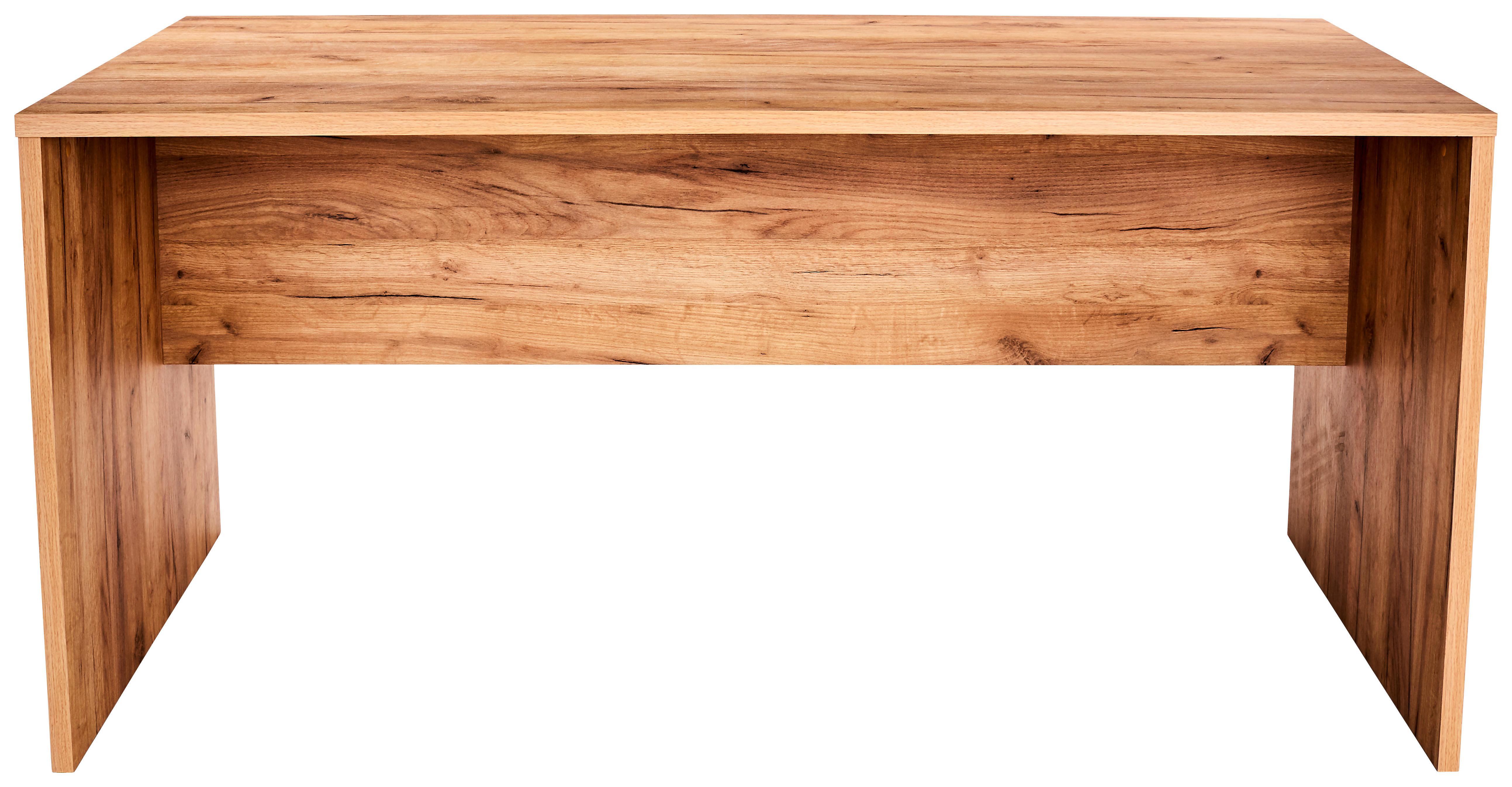 Radni Stol Profi - boje hrasta, Moderno, drvni materijal (160/76/80cm) - Modern Living