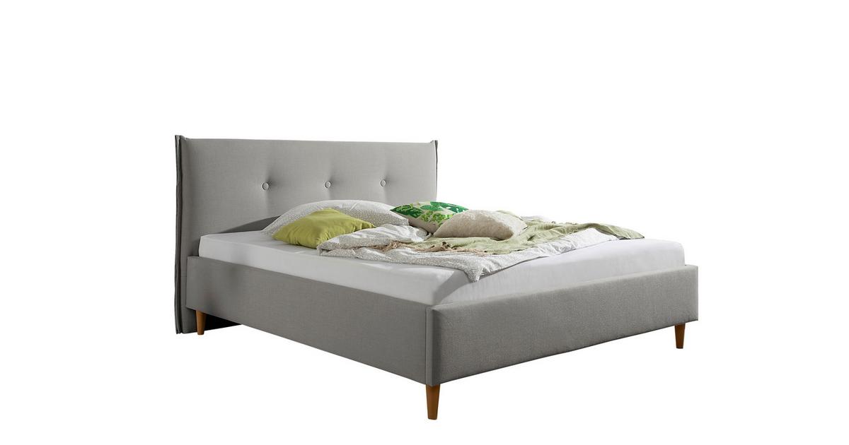 Polsterbett 160x200 in Grau » Online bestellen!