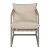 LOUNGEGRUPP LARA - grå/cremefärgad, Modern, metall/glas (114cm) - Bessagi Garden