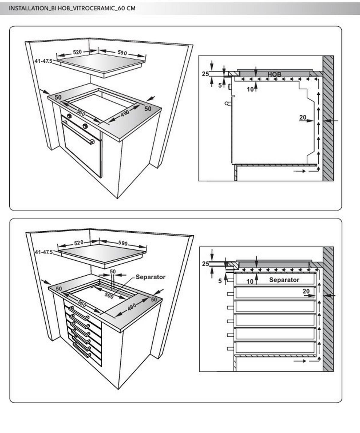 Küchenblock inkl. 4 E-Geräte PN 80/100 - Weiß/Grau, MODERN, Holzwerkstoff (280cm) - Pino
