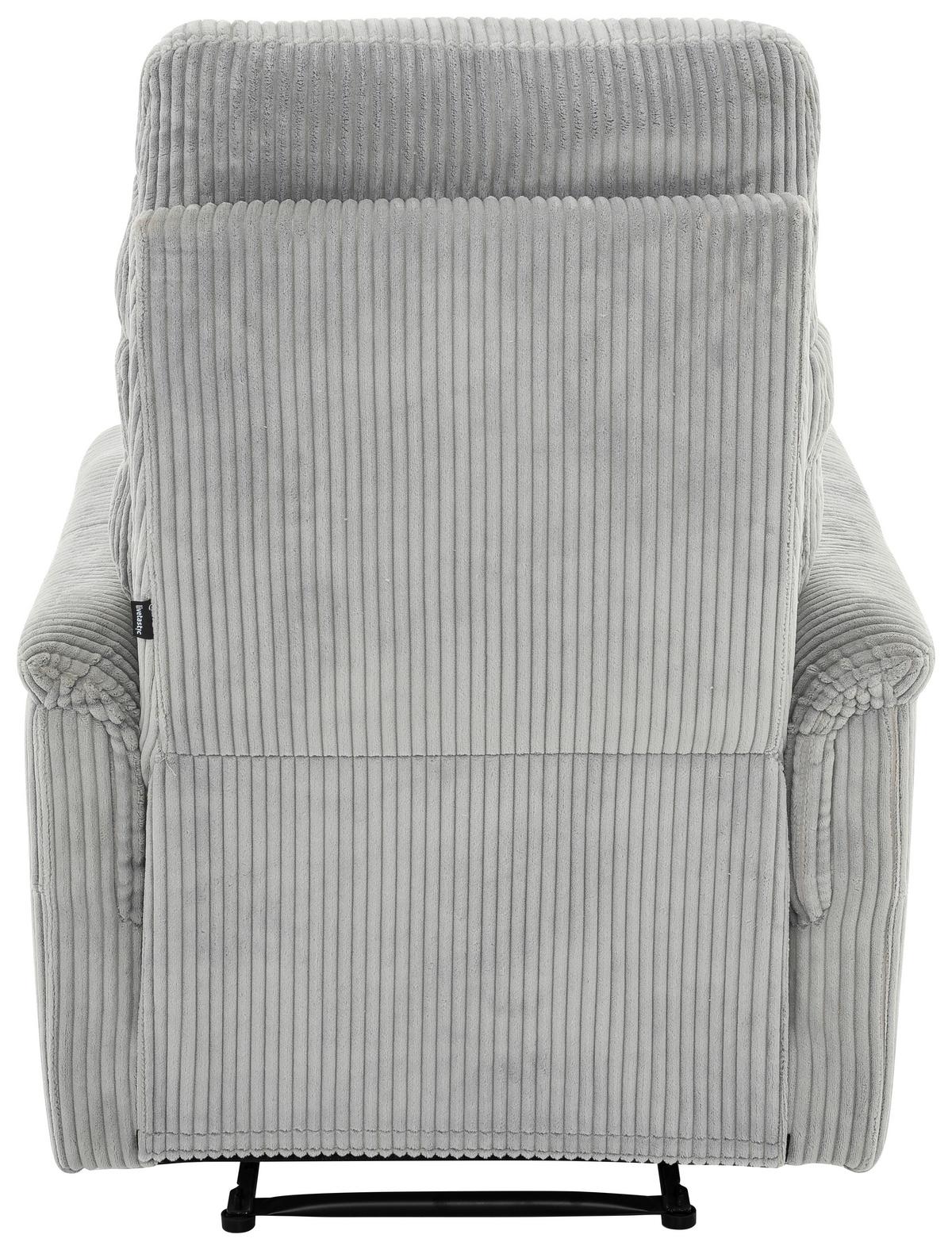 Počivalnik Xeno, Svetlo Siva - črna/svetlo siva, Design, kovina/umetna masa (78/108/89cm) - Livetastic