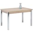 Esstisch N Sonoma Eiche - Sonoma Eiche, Holzwerkstoff (120-196/74/80cm) - MÖMAX modern living