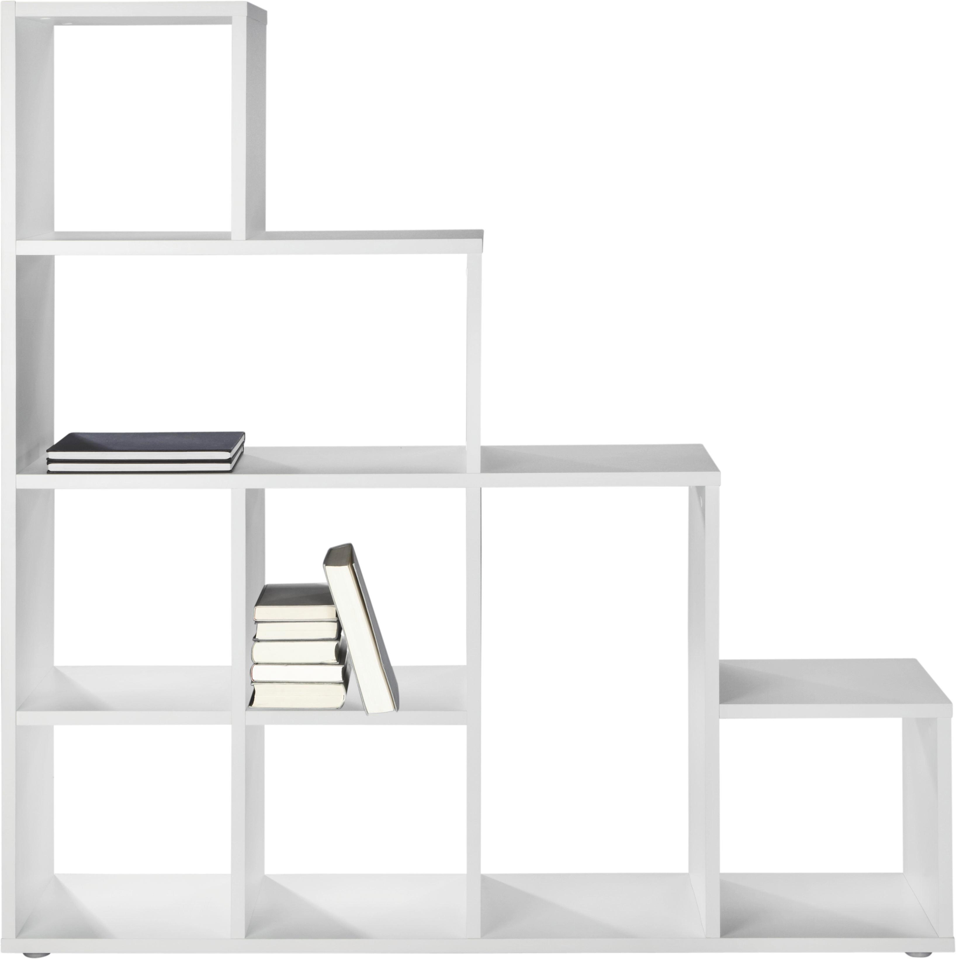 Raumteiler Weiß - Weiß, Holzwerkstoff (149/153/33cm) - Mömax modern living