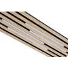 LED-TAKLAMPA PANI - svart/ekfärgad, Modern, metall/trämaterial (72/26,5/5,5cm) - Mömax