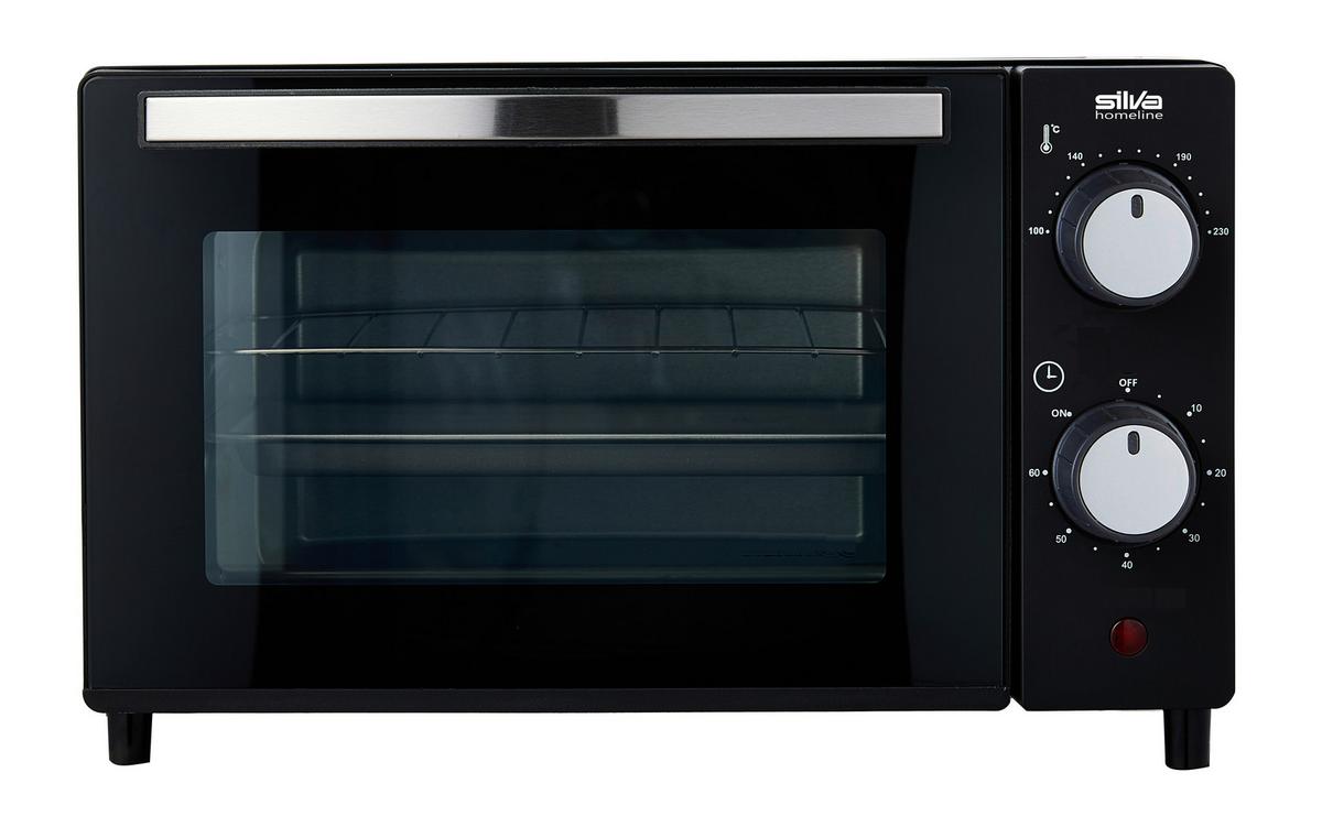 MINIPIEKARNIK SILVA MB 1000 MINI-BACKOFEN - czarny, Basics, tworzywo sztuczne (36,2/22,1/28,6cm) - Silva Homeline