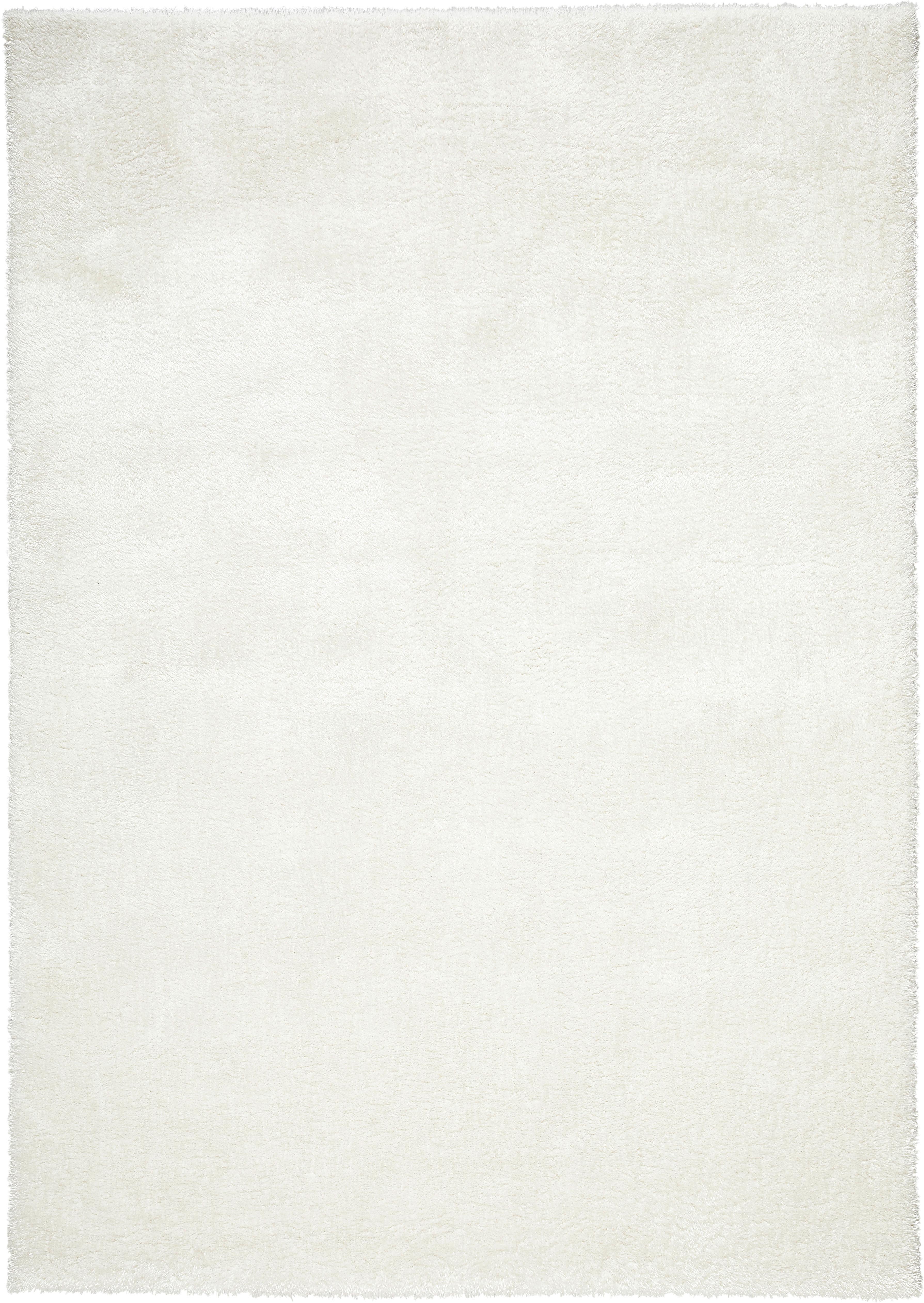 DYWAN Z WYSOKIM RUNEM SMOOTH - biały, Basics, tkanina (160/230cm) - Novel