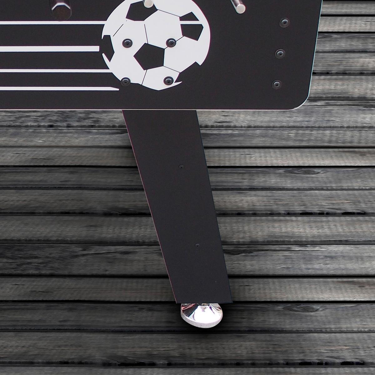 Tischfußball Arena in Schwarz - Schwarz, Basics, Holz (75/88/141cm) - Ambia Garden