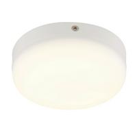 Stropna Led-svetilka Smali, Ca. 12/4,5 Cm - bela/opal, Moderno, umetna masa (12/4,5cm) - Mömax
