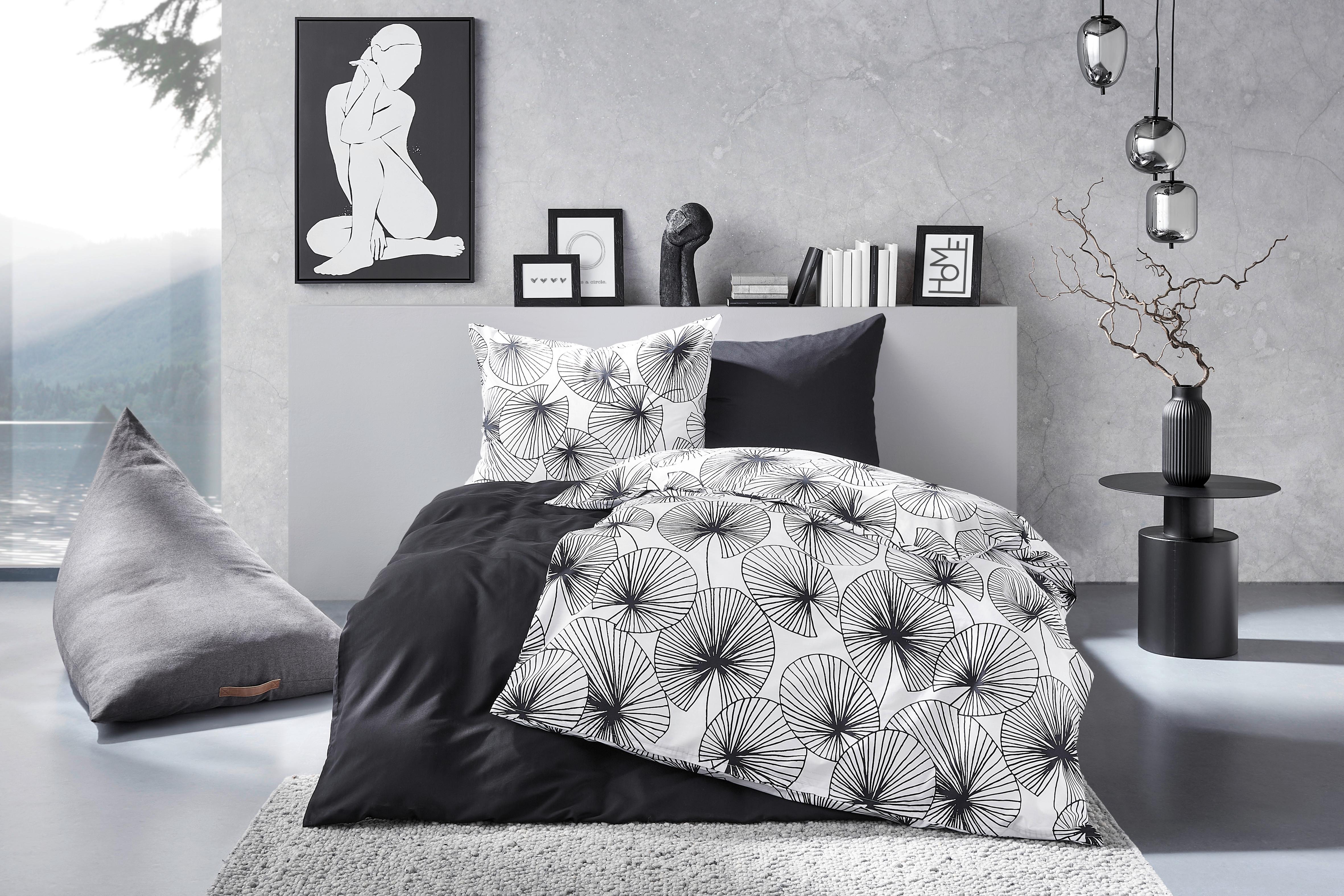 Keilrahmenbild Denise in Schwarz ca. 60x90cm - Schwarz/Weiß, Holz/Kunststoff (60/90cm) - Modern Living