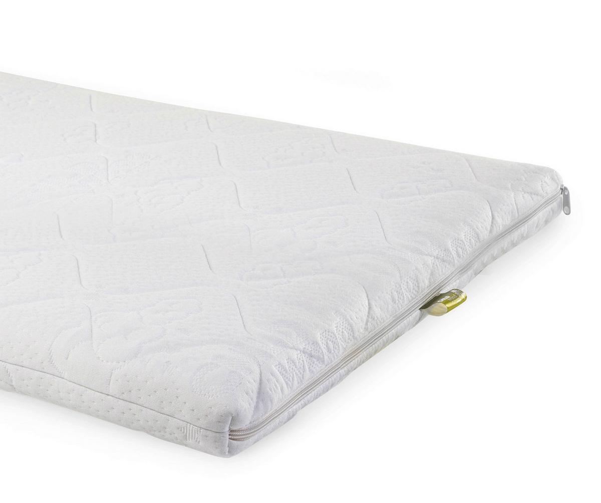 MATERAC DO KOJCA NA KÓŁKACH M75HSS SAFESLEEPER - biały, Basics, tworzywo sztuczne (75/7/95cm) - Childhome