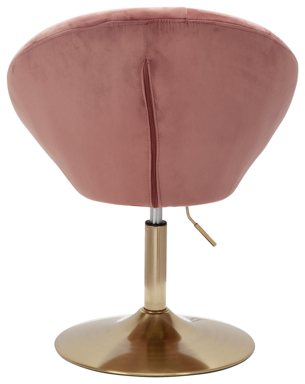 Stol Wl6.300 - zlate barve/roza, Konvencionalno (67/100/62cm) - MID.YOU