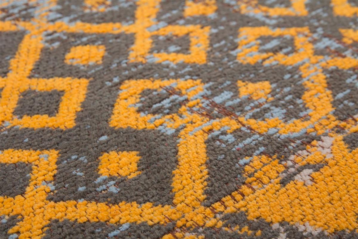 FLACHWEBETEPPICH SYMPHONY 160 GOLD - Goldfarben, Konventionell, Textil (120/170cm) - Kayoom