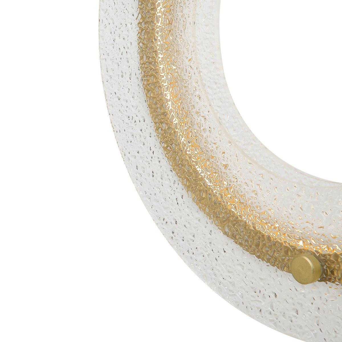 Stenska Svetilka Maya, S Sijalko - zlate barve/prosojno, Trend, kovina/steklo (133,1/32/16cm) - MAYTONI