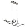LED-HÄNGLAMPA LINA - kromfärg/nickelfärgad, Modern, metall/plast (80/20/120cm) - Mömax
