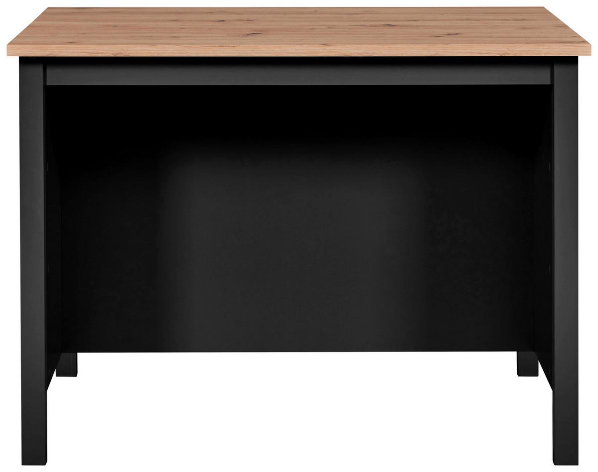 WYSPA KUCHENNA HELINA - czarny/biały, Konventionell, materiał drewnopochodny/drewno (124/91,5/75cm)