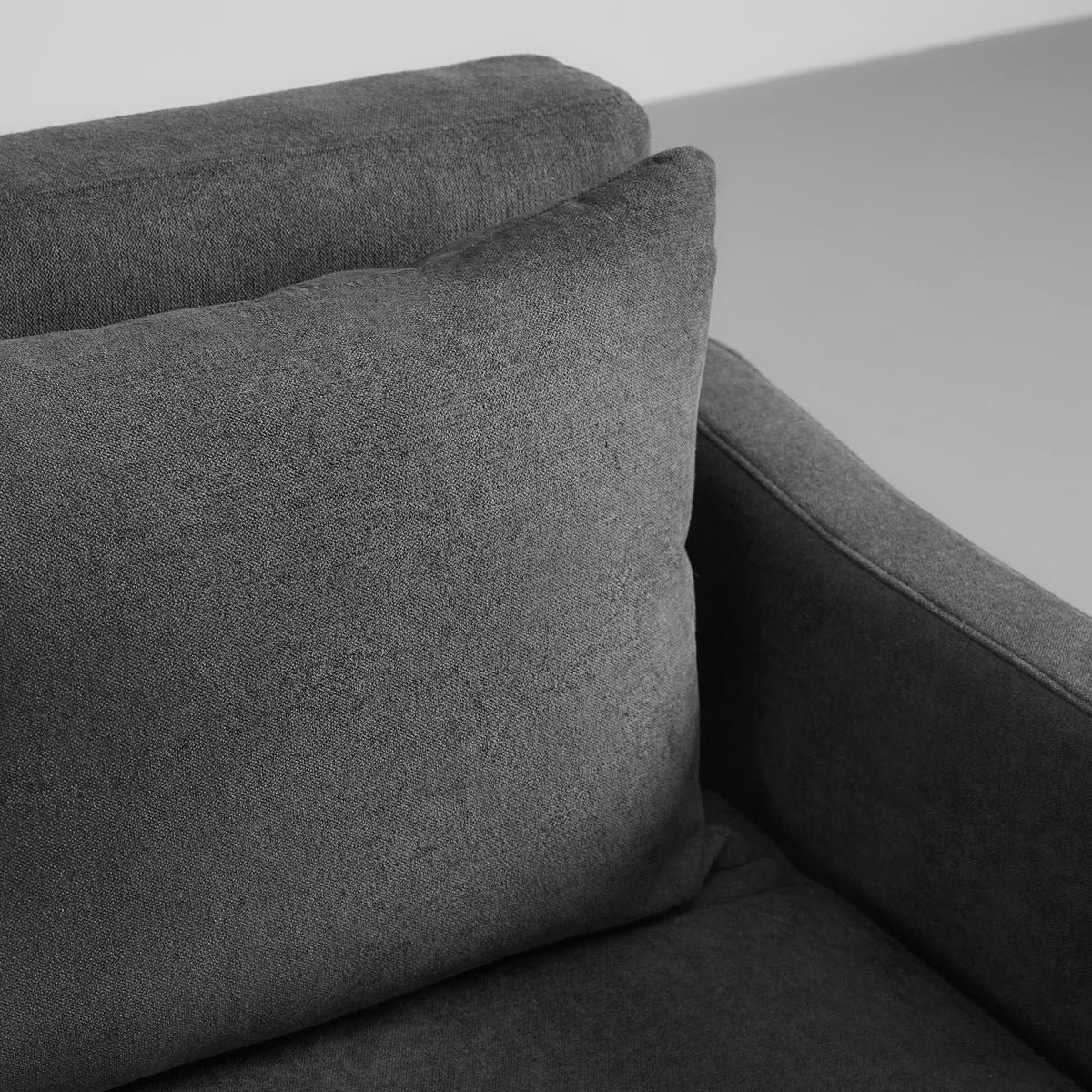 Canapea extensibila SANDRO - gri închis, Modern, lemn/textil (175/76/89cm) - Bessagi Home