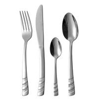 Jedilni Pribor Babsi - barve nerjavečega jekla, Konvencionalno, kovina - Mömax