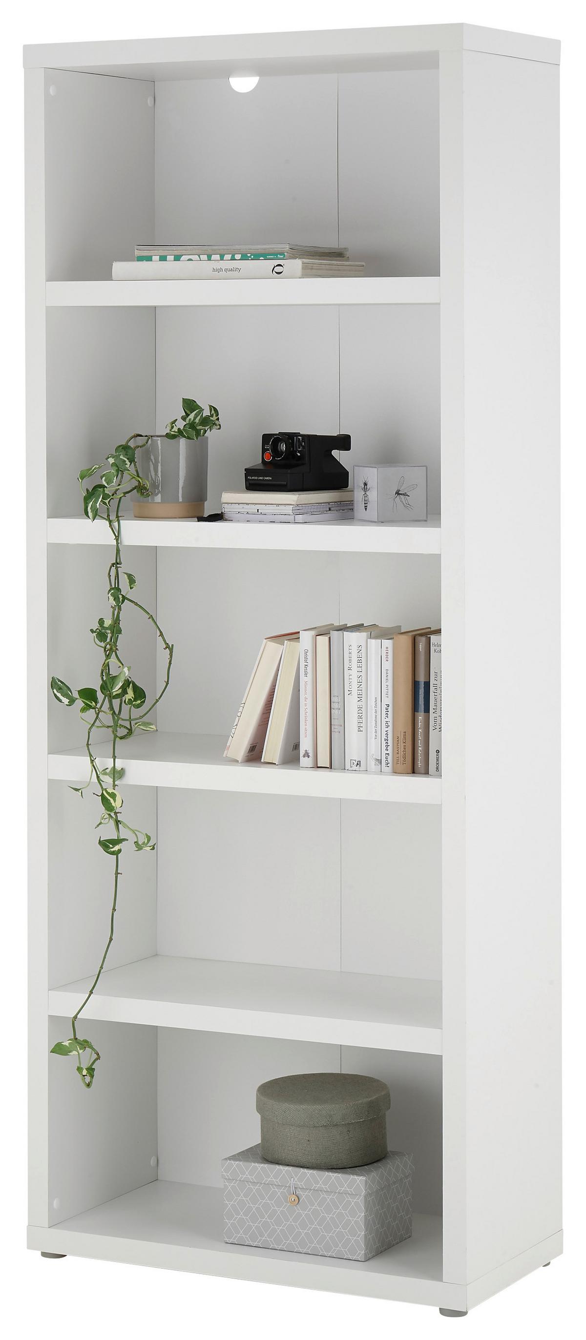 Regal in Weiß - Weiß, MODERN, Holzwerkstoff (80/201/38cm) - Mömax