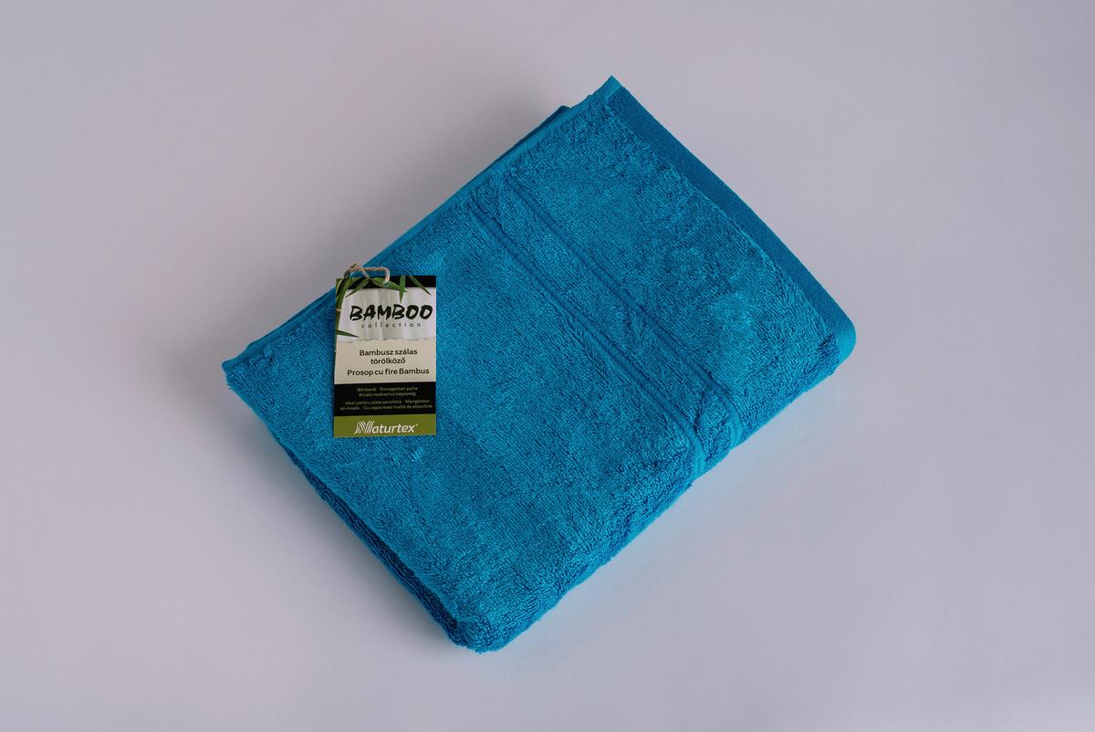 Törölköző Bambuszos 100/150 - türkiz, textil (100/150cm)