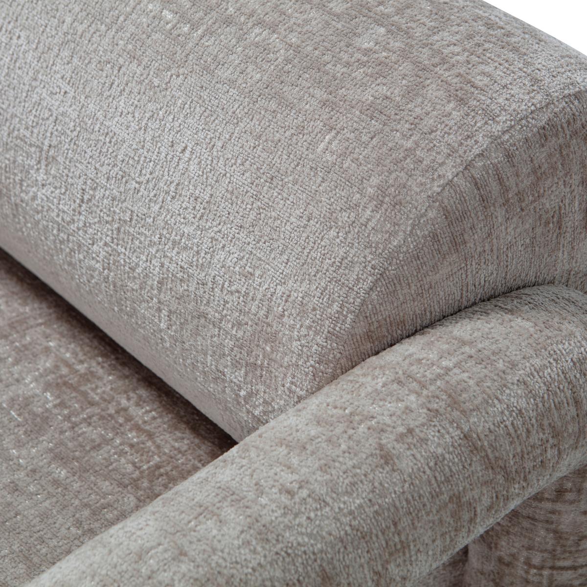 Sessel Lenny Sandfarben - Sandfarben, Design, Textil (76/65/82cm) - Livetastic