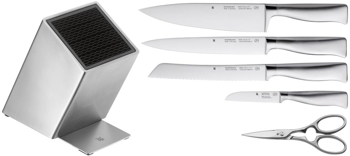 BLOK NA NOŻE 1882119992 WMF - kolor stalowy, Basics, metal - WMF