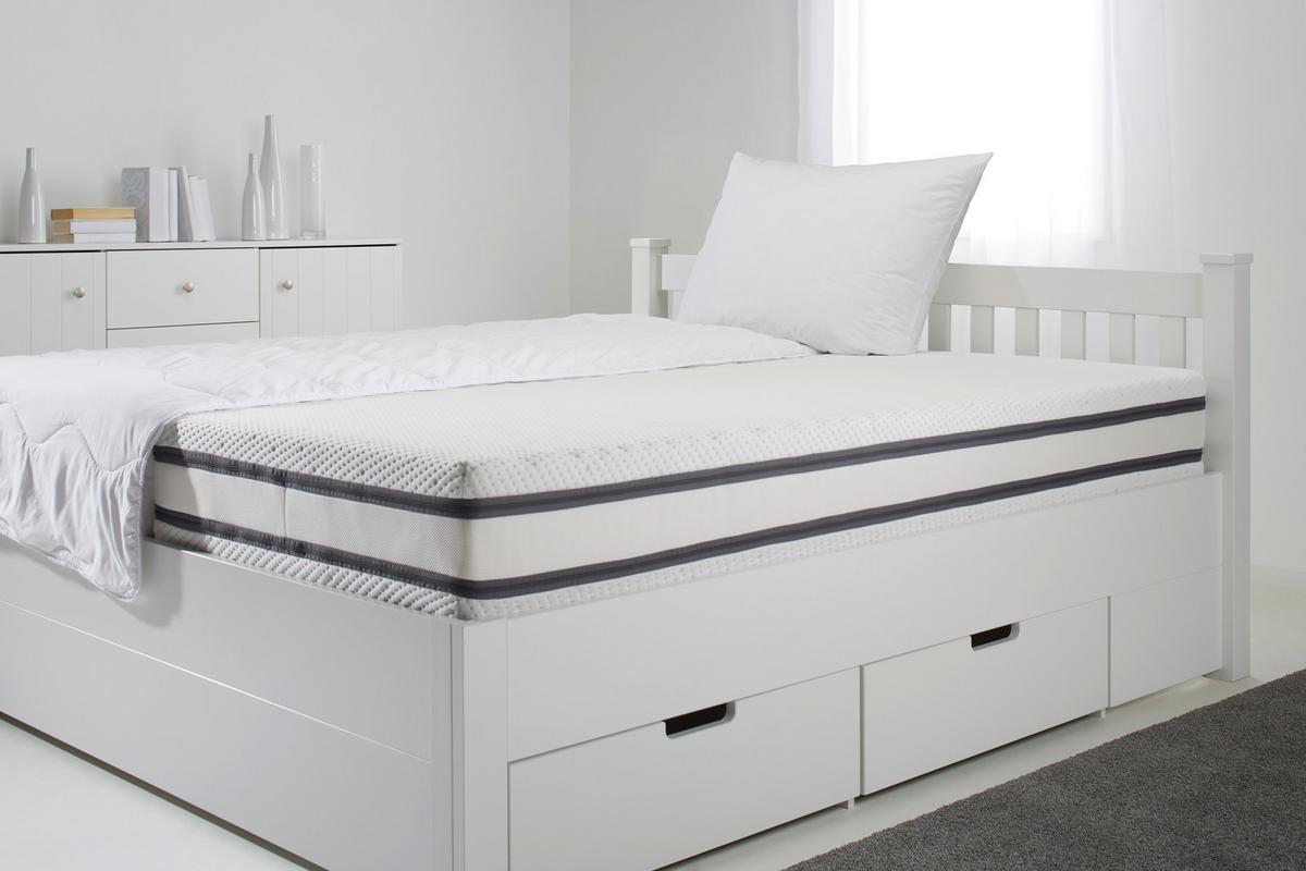 Wendematratze King-Coco H3/H5 ca. 120x200cm - Weiß, Textil (120/200cm) - Premium Living